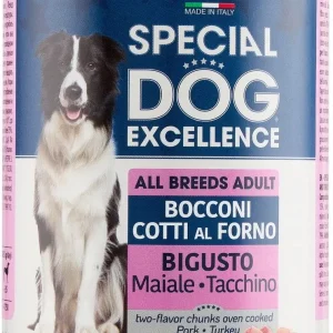SPECIAL DOG EXCELLENCE BOCCONI BIGUSTO MAIALE E TACCHINO 400GR