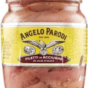 ANGELO PARODI FILETTI DI ACCIUGHE IN OLIO DI OLIVA 90GR