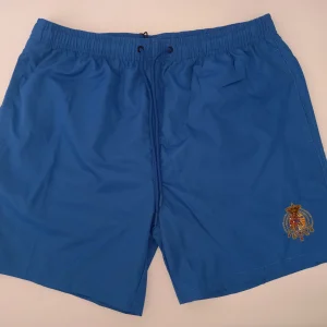 Costume Boxer uomo azzurro scuro con stemma Regno delle due Sicilie stampato