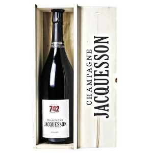 Jacquesson Champagne Extra Brut Cuveé 742 Doppia Magnum cassa in legno