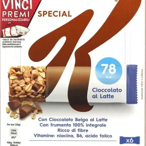 KELLOGG’S SPECIAL K.BARRETTA CIOCCOLATO AL LATTE 120GR