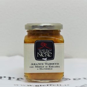 Arance Tarocco con Miele di Zagara e Mandorle – Terre Nere
