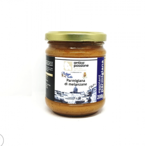 PACCO da 6 Barattoli CREMA PARMIGIANA DI MELANZANE 200gr. Pacco da giù Campania felix *4,90 Pz.*