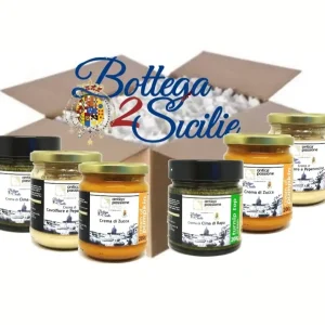 PACCO MIX da 6 Barattoli CREME 200 Gr. Pacco da giù Campania felix (Zucca, Cavolfiore e Cime di Rapa)